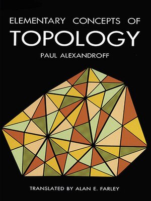 cover image of Elementary Concepts of Topology